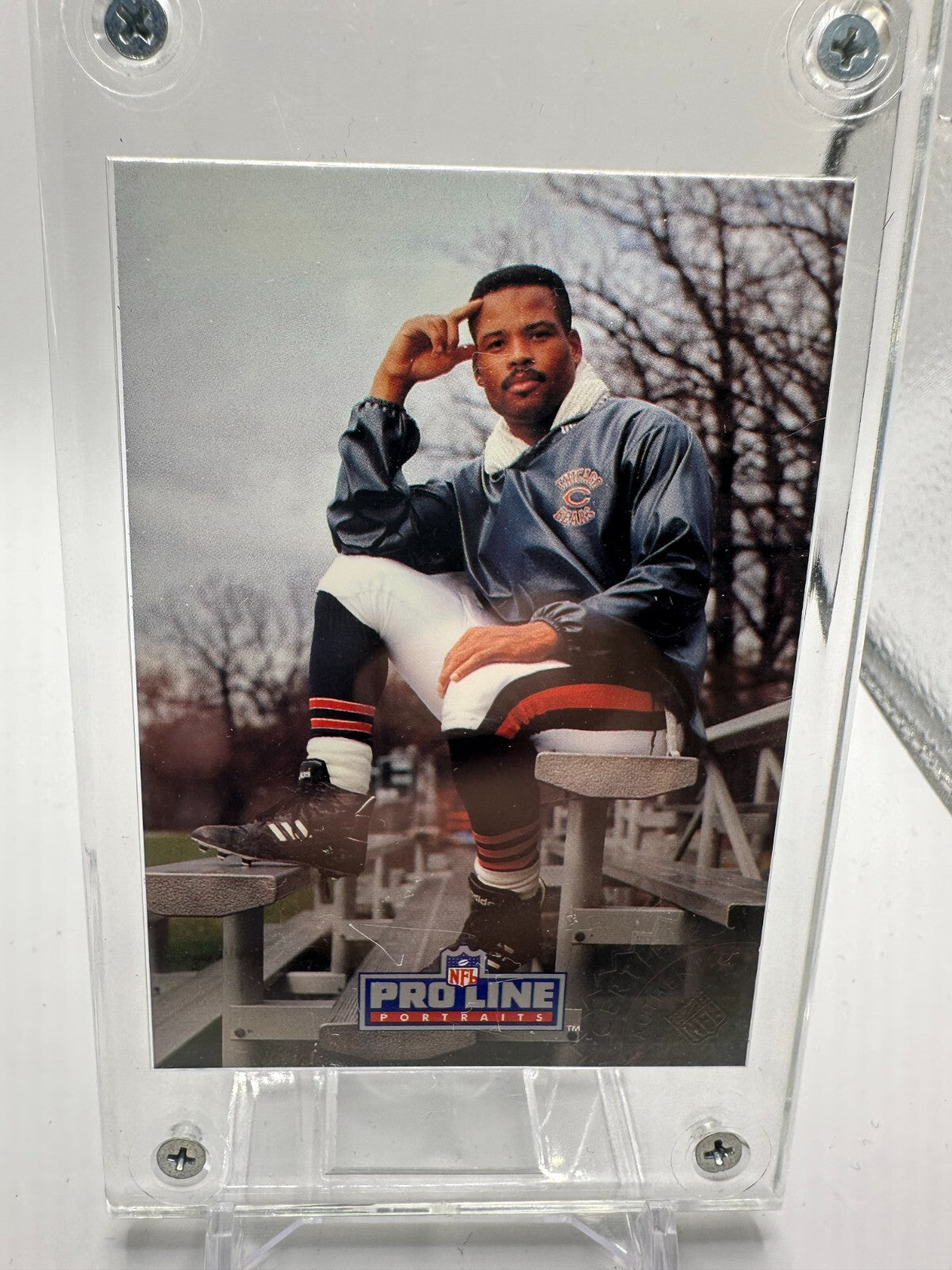 Chicago Bears-SHAUN GAYLE, 1991 PRO LINE AUTOGRAPH/EMBOSSED STAMP-Ohio State