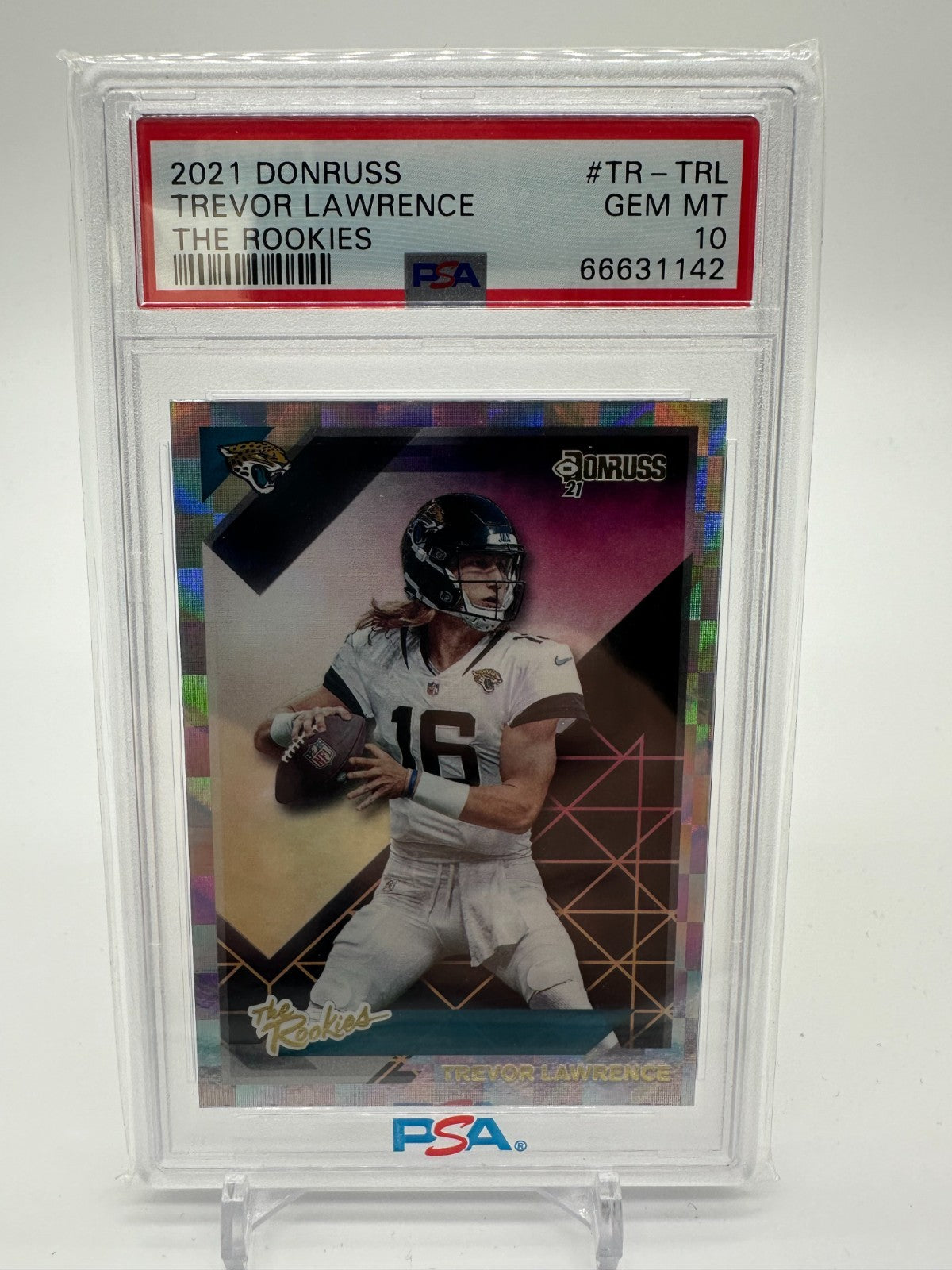 TREVOR LAWRENCE 2021 Panini Donruss The Rookies # TR-TRL RC - PSA 10