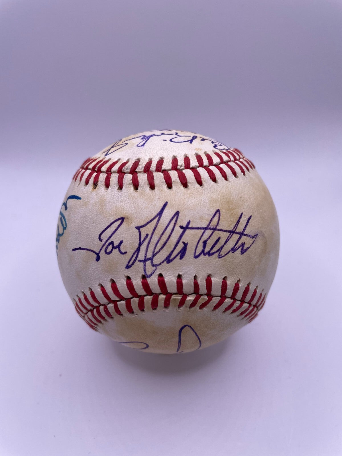 Vintage Baltimore Orioles Team Signed Lee MacPhail Baseball Ripken Murray JSA