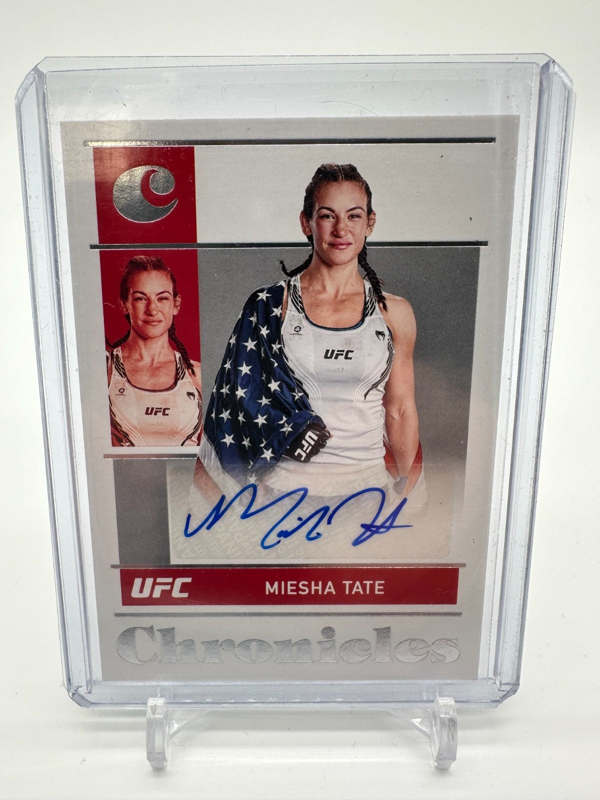 Miesha Tate UFC 2022 Panini Chronicles Auto Signed Card Mint USA