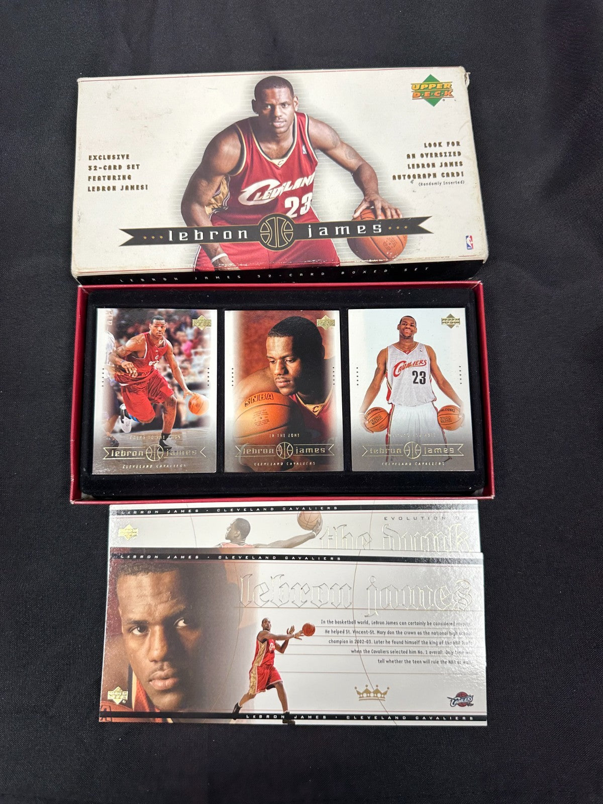 2003-04 Upper Deck Lebron James Rookie 32 Card Box Set Opened Cavaliers 