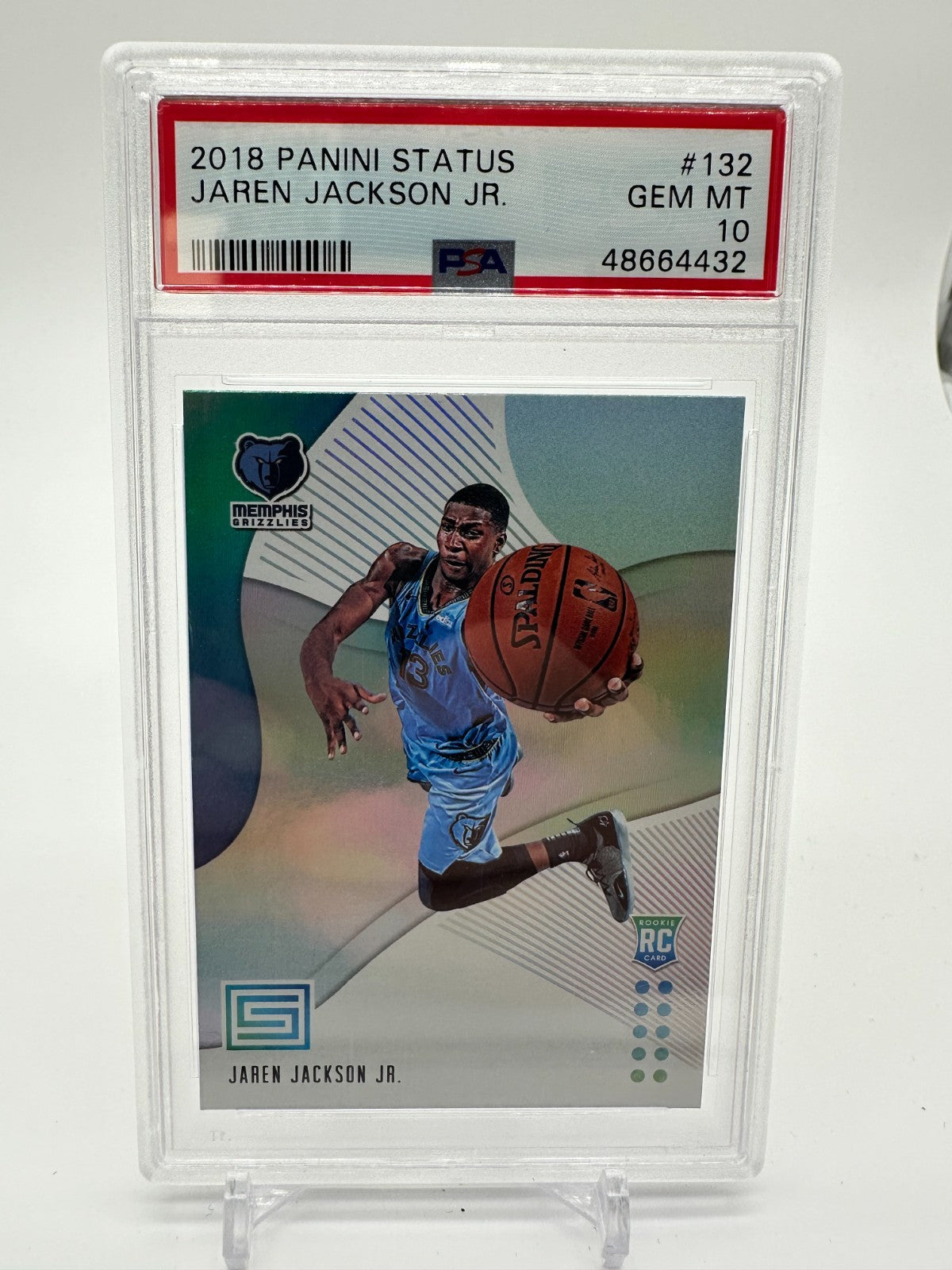 Jaren Jackson Jr 2018 Panini Status #132 PSA 10