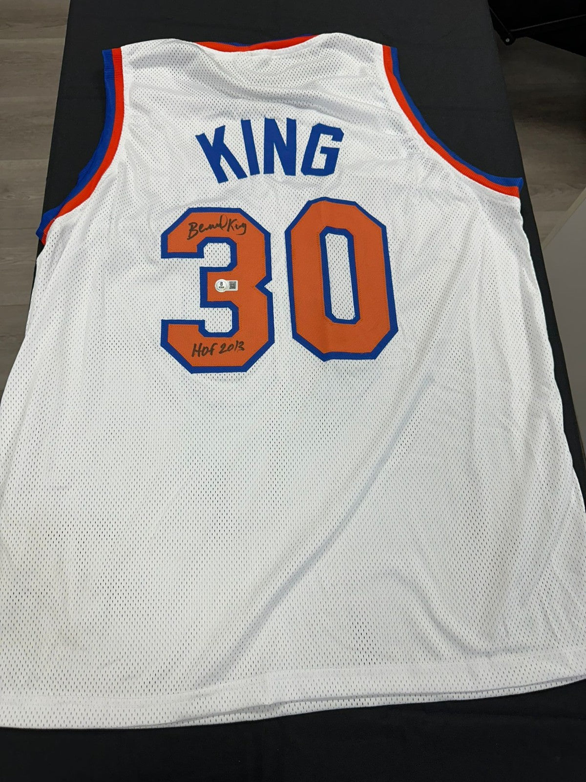 Bernard King Signed New York Knicks Jersey "HOF 2013" Size XL Beckett COA