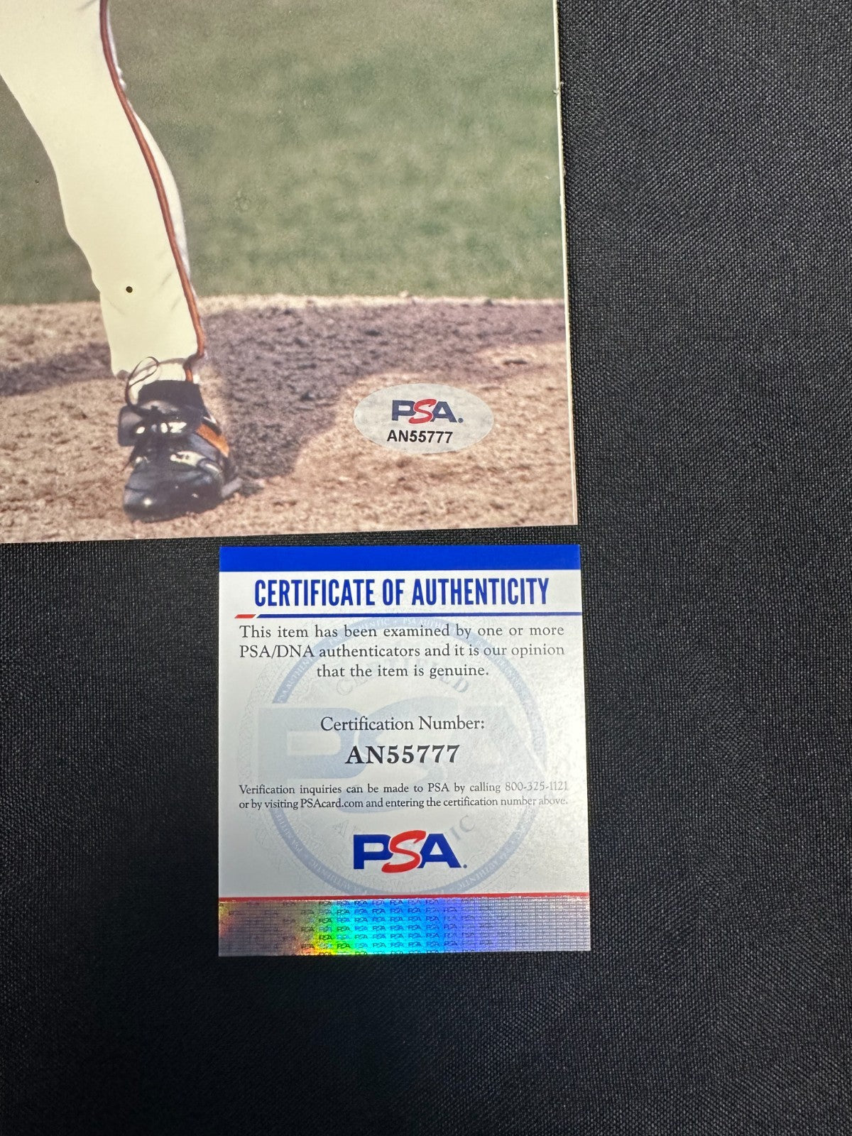 Lee Smith Signed Autographed Baltimore Orioles Vintage 8x10 Photo Picture PSA