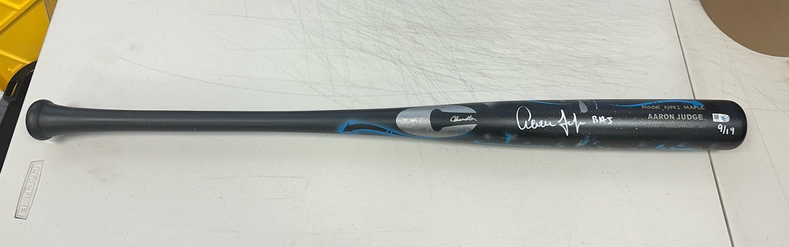 Aaron Judge Signed "Judgeman" LE Chandler Player Model Baseball Bat /19 MLB COA