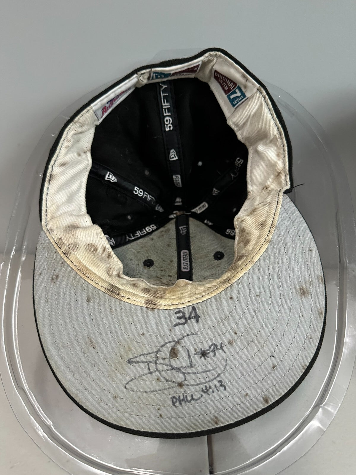 Tony Clark 2006 Signed Arizona Diamondbacks Game Used Baseball Cap