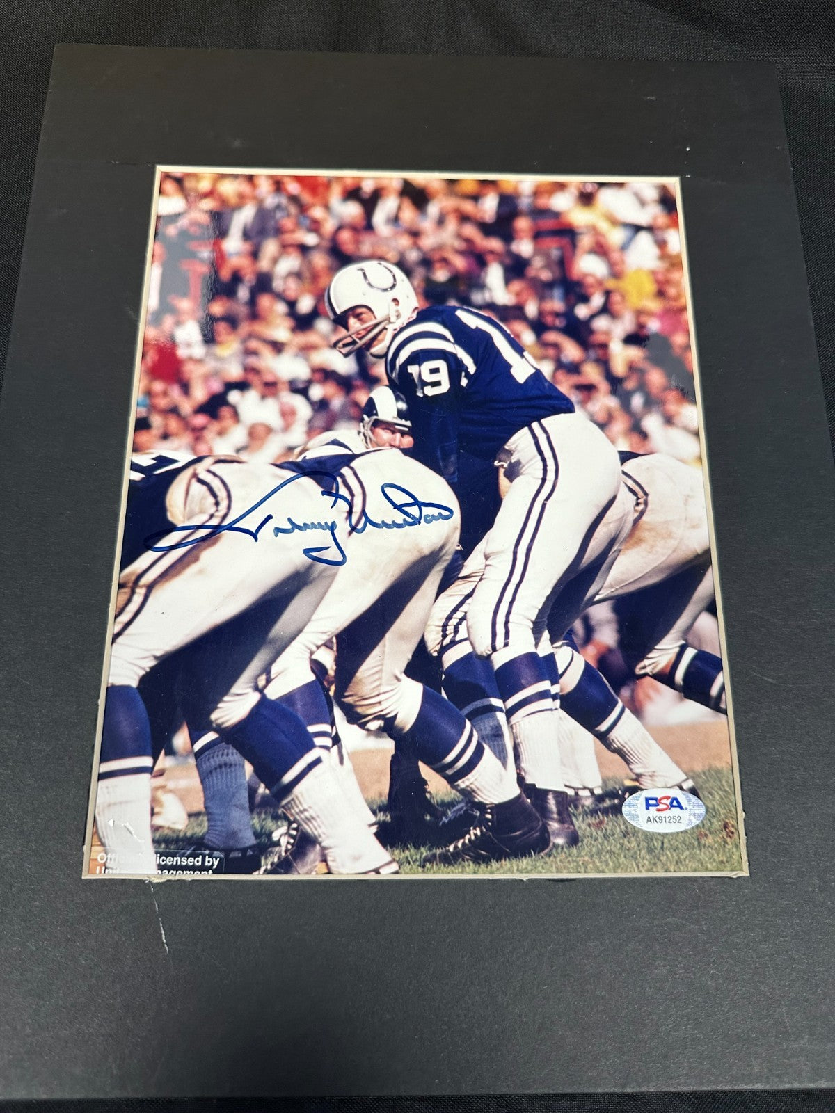 Johnny Unitas Baltimore Colts Signed Autographed 8x10 Photo Picture PSA DNA
