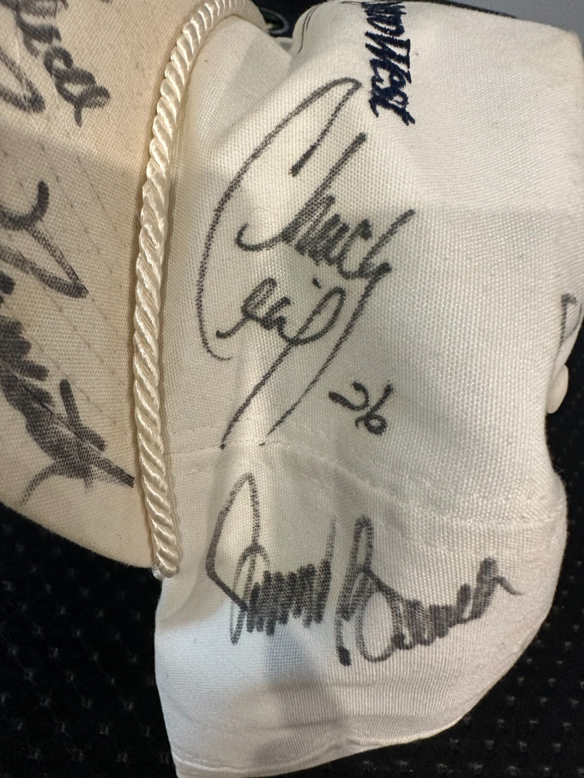 Vintage Sports Greats Signed MetroWest Baseball Cap Hat Elway Namath Marino JSA