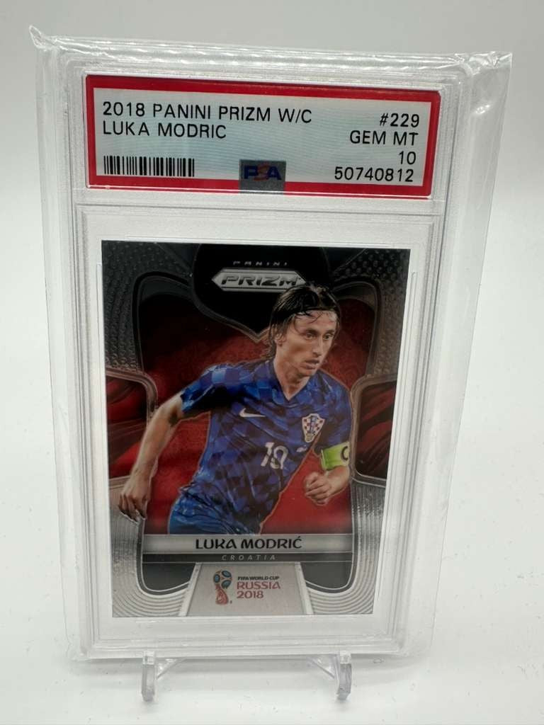2018 Panini Prizm World Cup Luka Modric #229 PSA 10 GEM MT