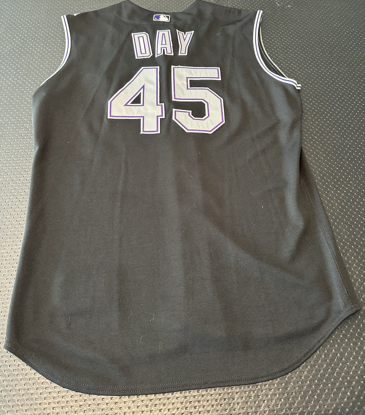 Zach Day 2005 Game Used Colorado Rockies Home Jersey Oct 19, 2005 MLB Hologram