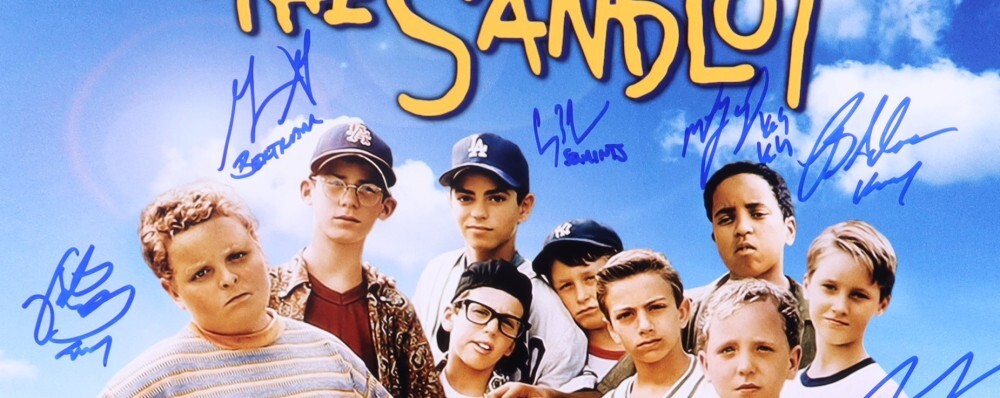 "The Sandlot" Signed Autographed Inscribed 16x20 Photo Full Cast 8 Sigs JSA COA