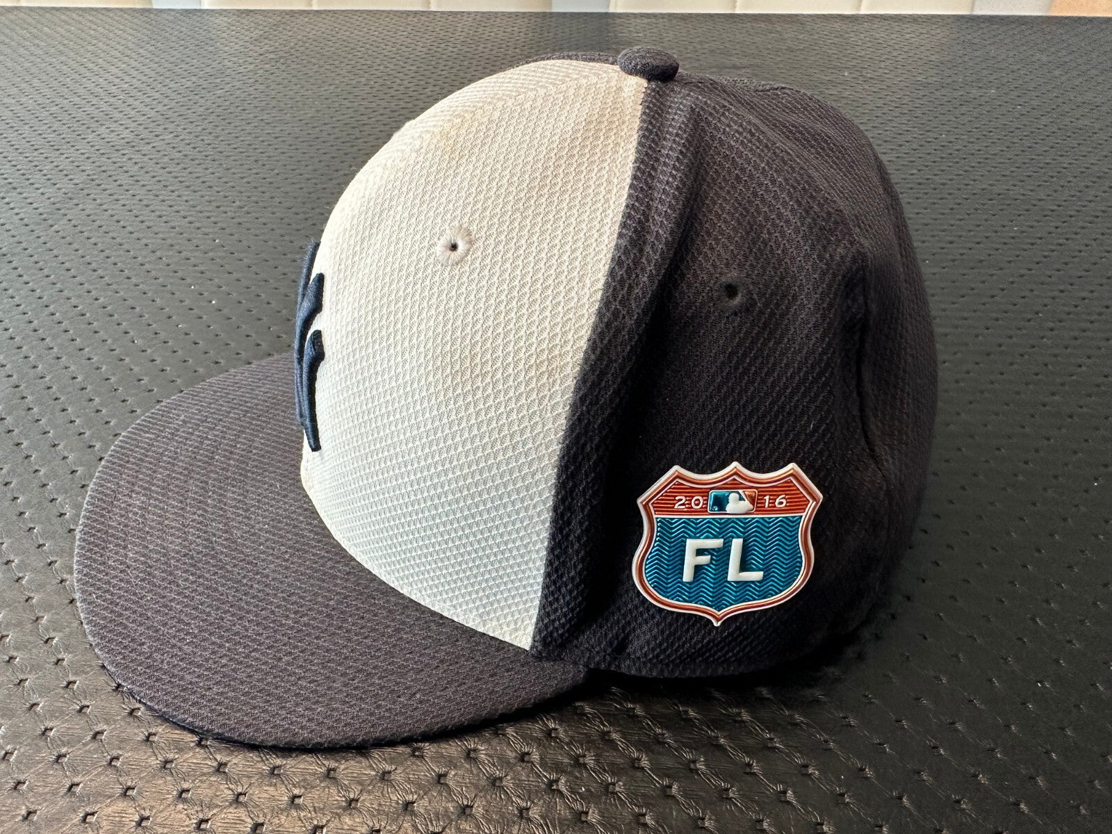 Mark Teixeira Game Used 2016 New York Yankees Cap Hat MLB Authenticated Steiner