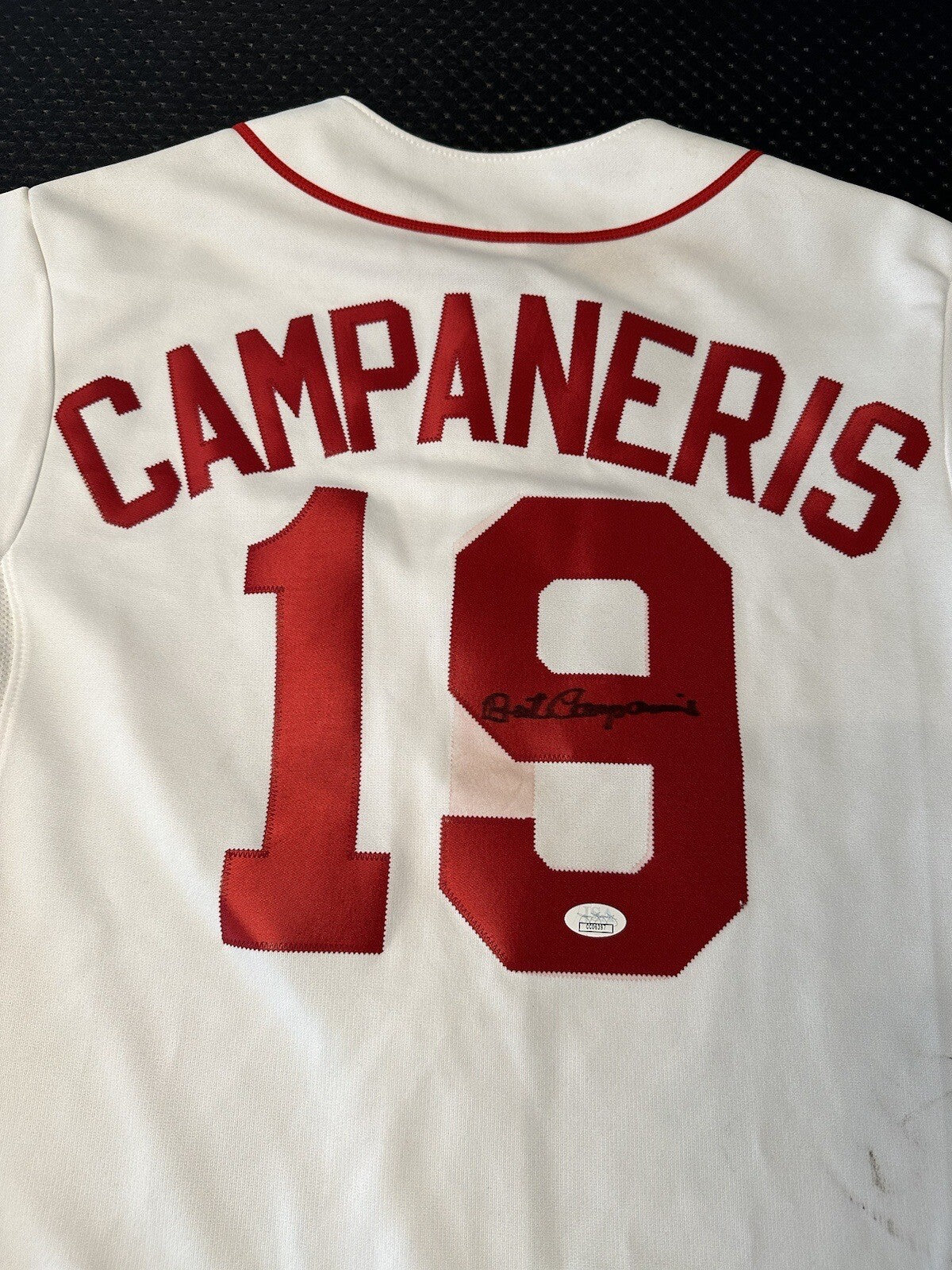 Bert Campaneris Game Used Joe Niekro Foundation Signed Jersey JSA