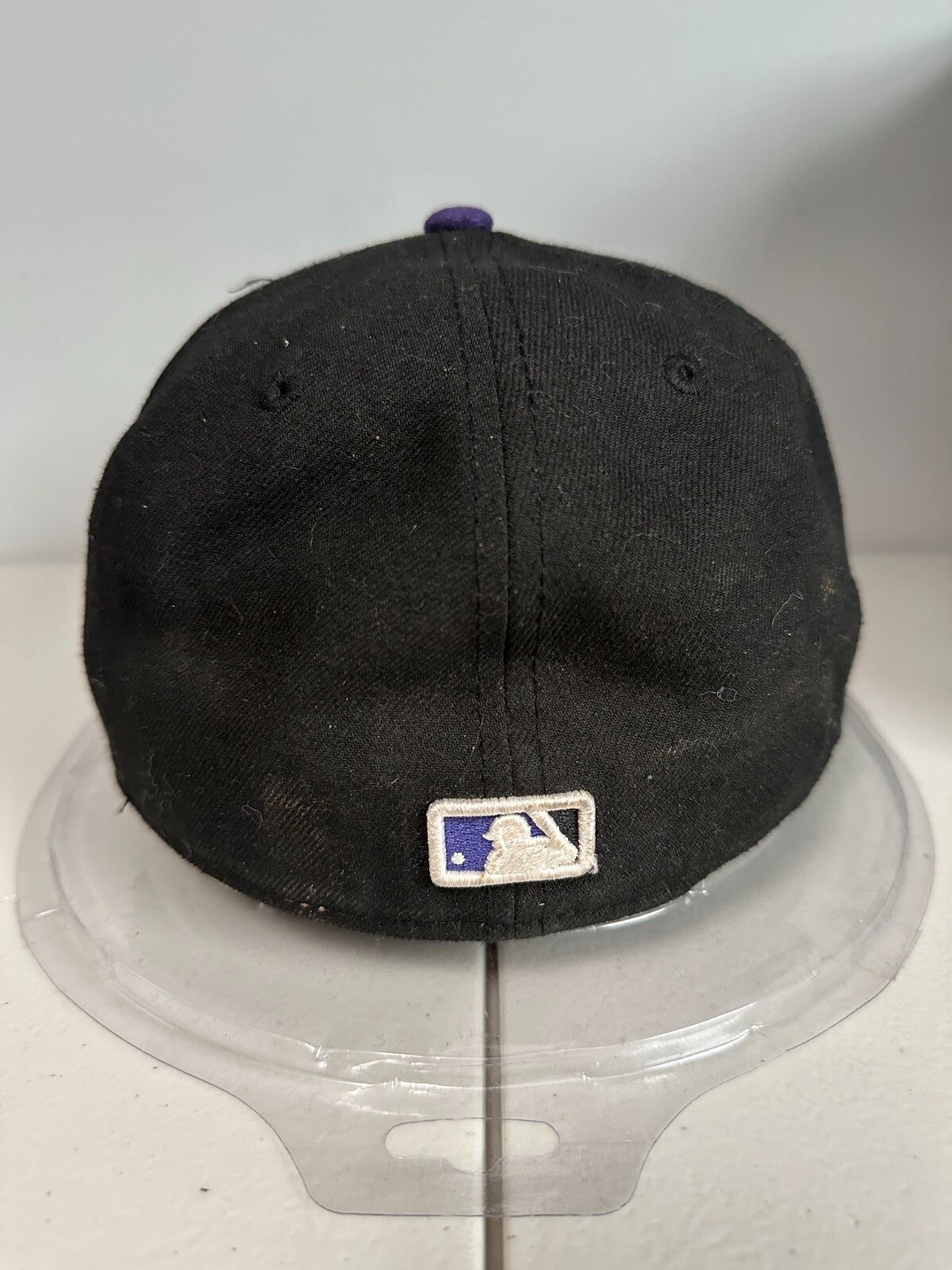 2010 Colorado Rockies Game Used Road Baseball Cap Hat