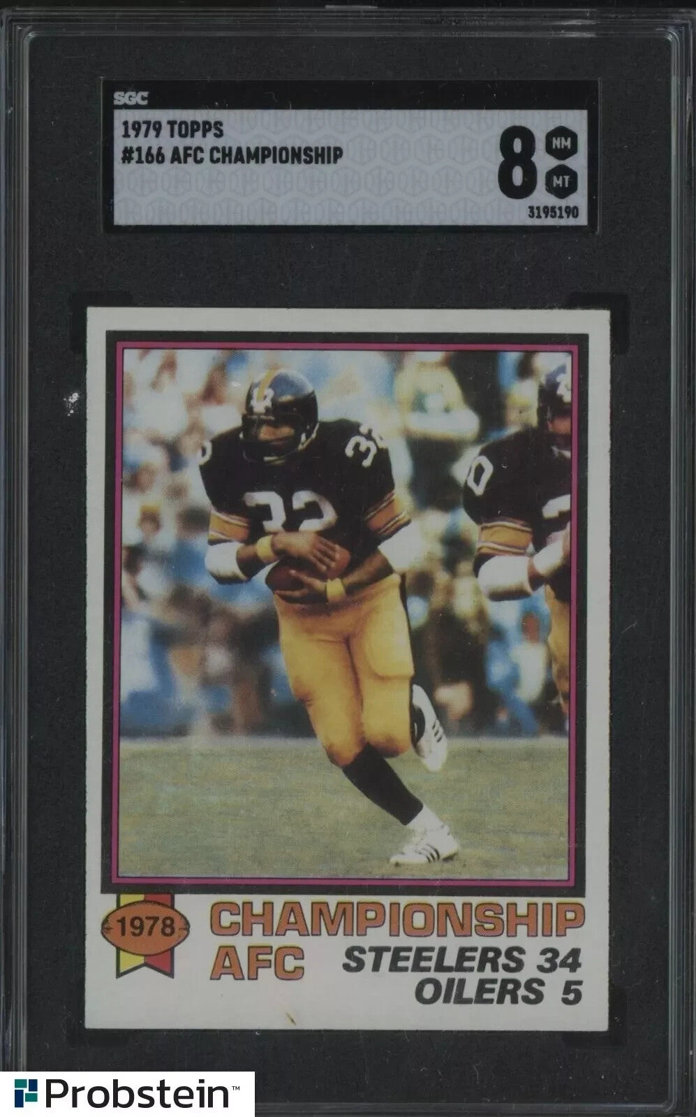 1979 Topps Football #166 AFC Championship SGC 8 NM-MT